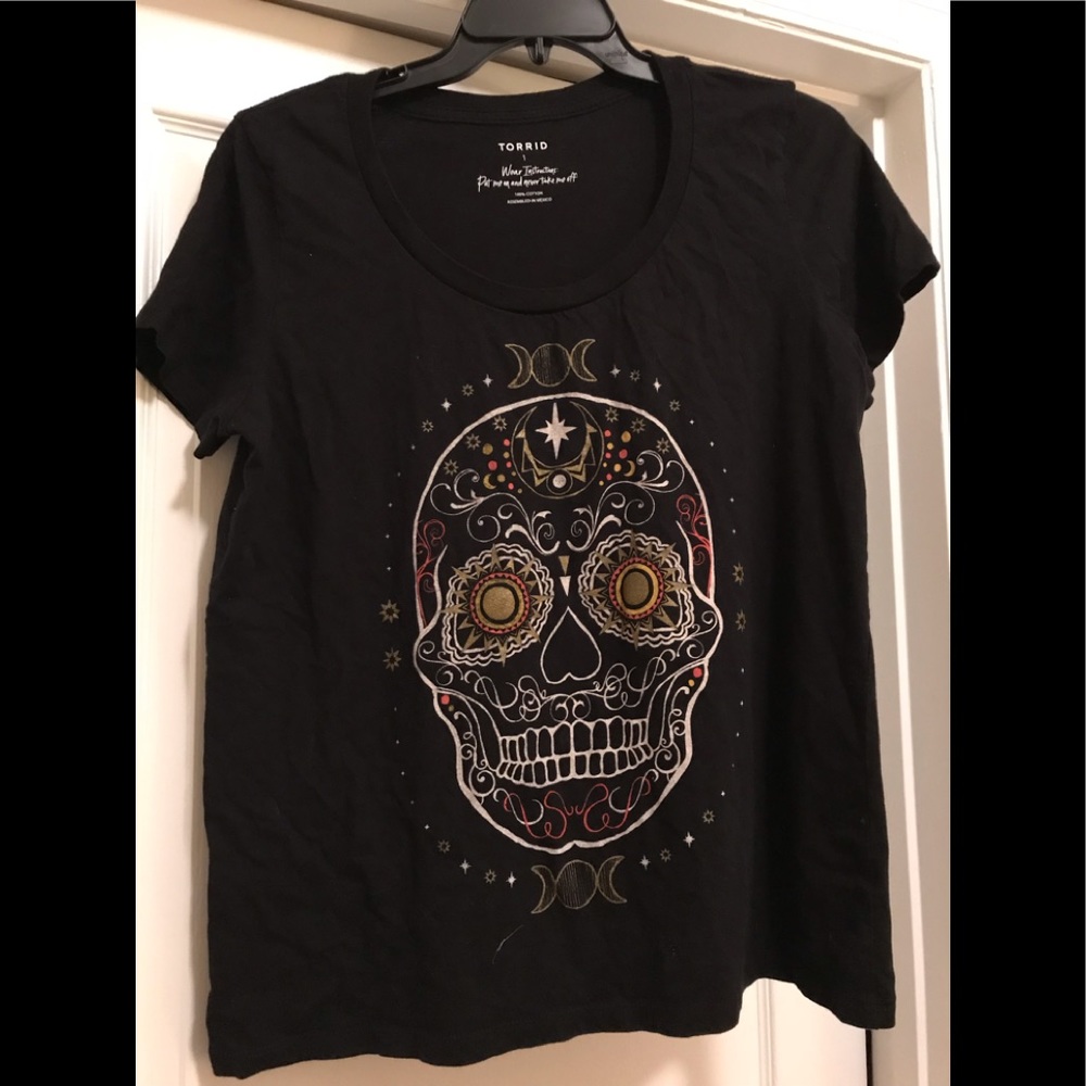 Sugar Skull print top